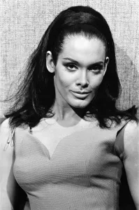 01189 Prints: Actress Martine Beswick on the set of Thunderball'at Pinewood Studios