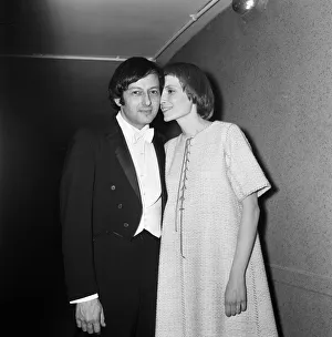 Actress Mia Farrow plays Joan of Arc at the Royal Albert Hall at a concert conducted by