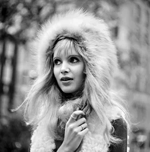 Actress and model Maddy Smith a. k. a. Madeline Smith aged 20 photographed in London