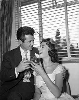 Actress Nanette Newman, 21, marries actor and writer Bryan Forbes