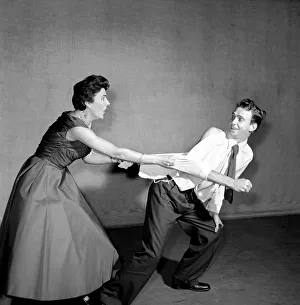 Actress Noele Gordon seen here with Midlands TV producer Reg Watson