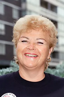 Actress Pam St. Clement pictured the the launch of Breath of Life. 16th October 1995