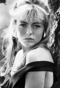 Actress Patsy Kensit the unhappy bride after marrying Henley from Absoloute Beginners