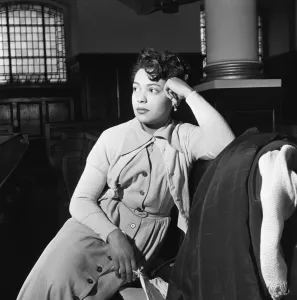 Actress and performer Glenda McMorris seen here at St Martins in the Field before her
