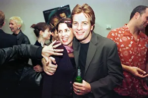 00274 Prints: Actress Sadie Frost with actor Ewan McGregor at Glasgow Hilton Hotel for the Scottish