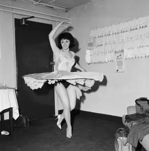 Actress and singer Susan Maughan in happy mood after she was chosen to appear in
