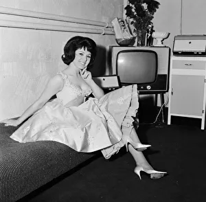 Actress and singer Susan Maughan in happy mood after she was chosen to appear in