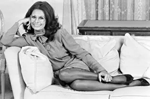 01140 Prints: Actress Sophia Loren, pictured in London where shes promoting her new book. October 1984