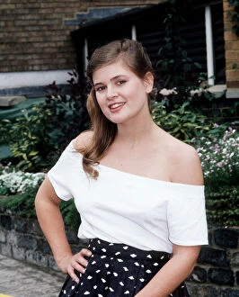 Images Dated 11th August 1987: Actress Sophie Aldred who plays Ace, the assistant of Doctor Who in the television series