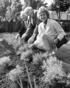Actress Thelma Barlow who plays the dithering spinster Mavis Riley in the TV soap opera