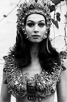Actress Valerie Leon in a scene from the Hammer Horror film Blood From the Mummy