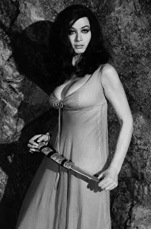 Actress Valerie Leon in a scene from the Hammer Horror film Blood From the Mummy