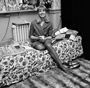 Dressing Room Prints: Actress Vanessa Redgrave in her dressing room at Wyndhams Theatre. 9th May 1966