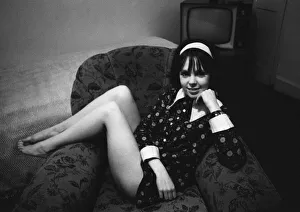 Fashions Prints: Actress Wendy Padbury 1968 played Doctor Who companion Zoe Herriot