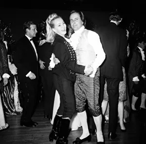 Hungarian Prints: Actress Zsa Zsa Gabor holds a party this evening for over 200 guests at Les Ambassadeurs