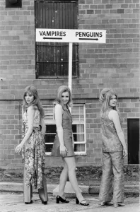 Three of the actresses in the Hammer horror production The Vampire Lovers