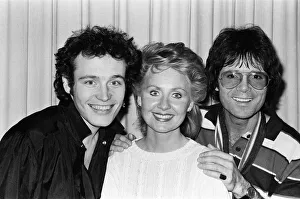 Lulu Prints: Adam Ant, Lulu and Cliff Richard, Royal Variety rehearsals. 22nd November 1981