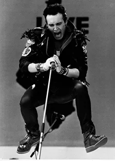 Adam Ant Singer at the Live Aid concert Wembley Stadium - Stuart Goddard