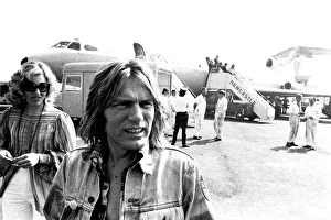 Adam Faith flew into Newcastle Airport on his way to opening a new boutique in Durham