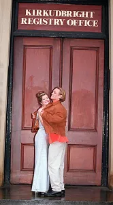 Adam Rickett and Jane Danson January 1998 who play Nick Tilsley