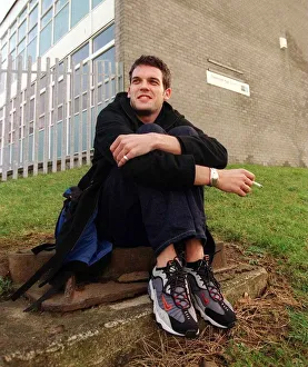 Adam Sinclairactor January 1999 at his old school Claremont High East Kilbride