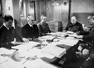 Admiral of the Fleet Sir Dudley Pound, General Sir Alan Brooke