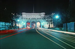 Evening Prints: Admiralty Arch pictured from The Mall Picture taken circa 1st January 1975