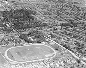 Aerial view of Norwich City. Circa 1926. Local Caption These are rough scans