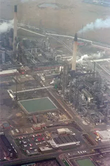 Images Dated 16th April 1996: Aerial view of Teesside. 16th April 1996