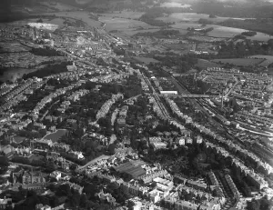 Aerial view of Tunbridge Wells. Local Caption These are rough scans