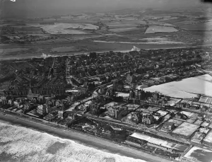 Aerial view of Weymouth. Local Caption These are rough scans