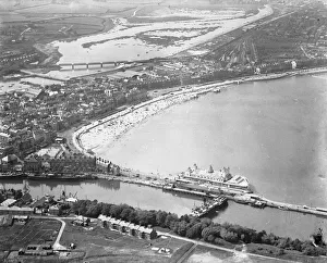 Aerial view of Weymouth. Local Caption These are rough scans