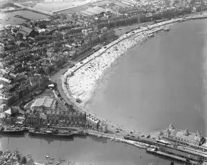 Aerial view of Weymouth. Local Caption These are rough scans