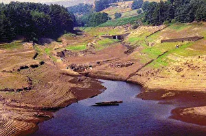 Aerial Views of yorkshire during the Drought 17 / 08 / 1995 DM95 / 2162A