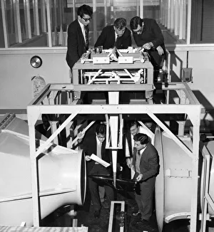 01207 Prints: Aeronautics Students at Lanchester College of Technology, Coventry, 2nd January 1965