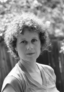 Aeronwy Thomas-Ellis daughter of poet Dylan Thomas pictured at home in New Malden Surrey