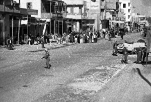 Riot Prints: Aftermath of the Ismalia Riots 27th January 1952. The Ismalia