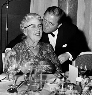 Baron Prints: Agatha Christie with Richard Attenborough 1962 at 10th anniversary of the play