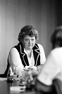 Agony Aunt Claire Rayner with Melvyn Bragg & Michael Aspel at Capital Radio Studios in