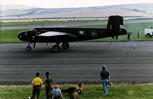 Air Shows Prints: Air Aircraft North American B25 Mitchell twin engine bomber built in the USA seen here