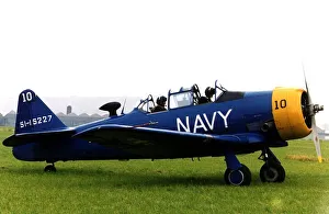 Air Shows Prints: Air Aircraft North American Harvard trainer and fighter from WW2 privately owned