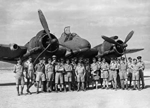 Crew Prints: Air correspondents of London newspapers visit Royal Air Force Commands in North Africa