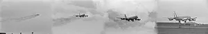 Air Pollution Prints: A Air France Convair 990 on final approach to London Heathrow. 12th May 1967