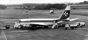 Business Travel Prints: The Air Malta Boeing 737 which started a major alert at Newcastle International Airport