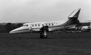 00152 Prints: Aircraft British Aerospace BAe Jetstream May 1987 taxies out for a flight from BAe