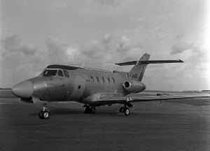 Aircraft Hawker Siddeley HS125 3A business Jet November 1966 handed over at Hawker