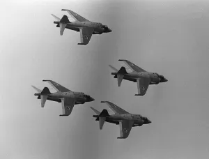 Core01 Prints: Aircraft Hawker Siddeley Kestral VTOL vertical take off jet trials squadron