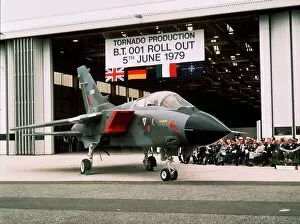 Images Dated 5th June 1979: Aircraft Panavia Tornado GR1 IDS June 1979 - Roll out of the 1st production Panavia