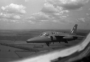 Aircraft The Red Arrows Hawker Siddeley Gnat T1 in close formation starts to lower its