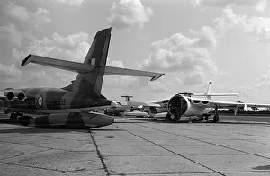 Core01 Prints: Aircraft Vickers Valliant Scrapped August 1965 - Vickers Valliant V force bombers lay in